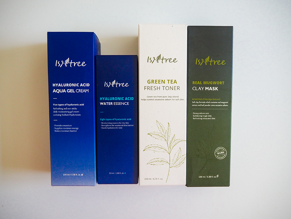 ISNTREE skincare products image
