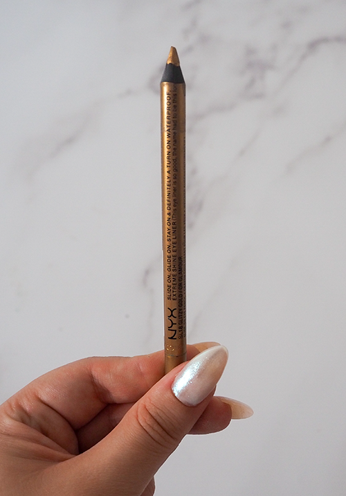 NYX Slide On Pencil in Glitzy Gold image