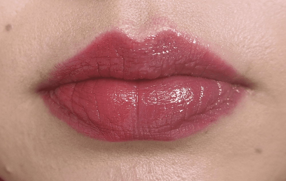 Clinique Almost Lipstick Black Honey and peripera Ink Mood Glowy Balm in #04 Mauve Promenade image