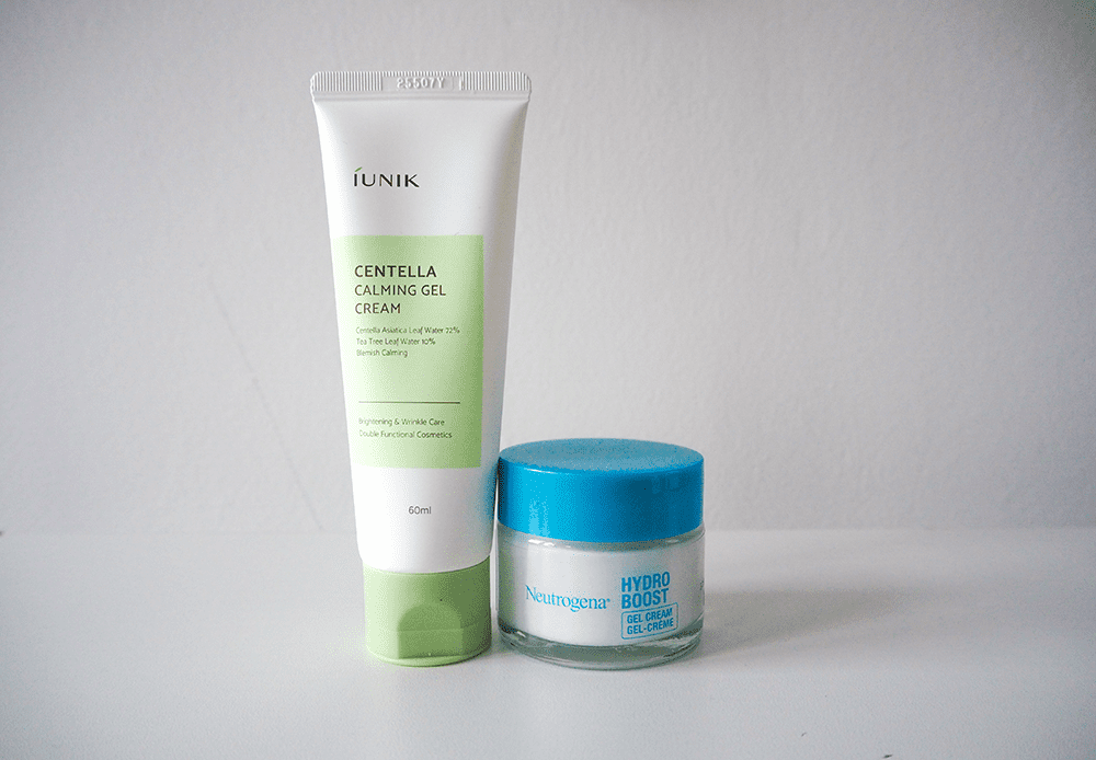 Neutrogena Hydro Boost Gel Cream and iUNIK Centella Calming Gel Cream image