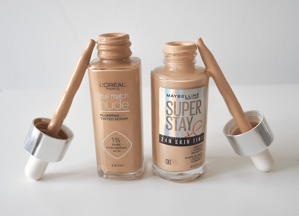 L'Oréal Paris True Match Nude Plumping Tinted Serum and Maybelline Super Stay up to 24H Skin Tint image 