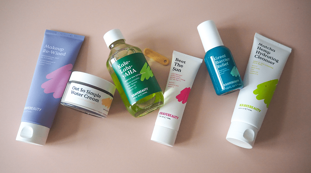 KraveBeauty skincare products image