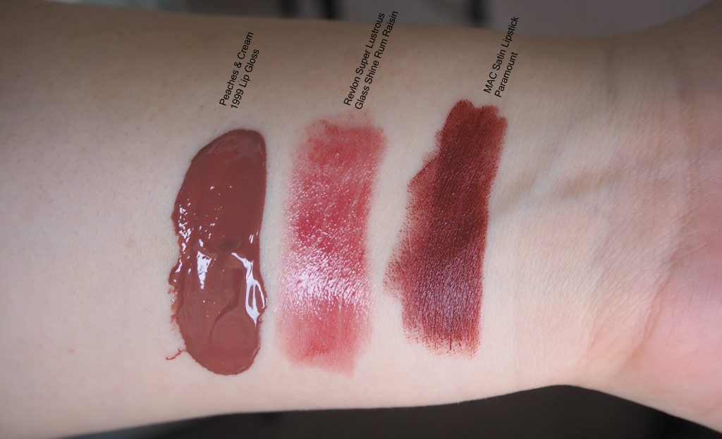 90s lipsticks swatches image