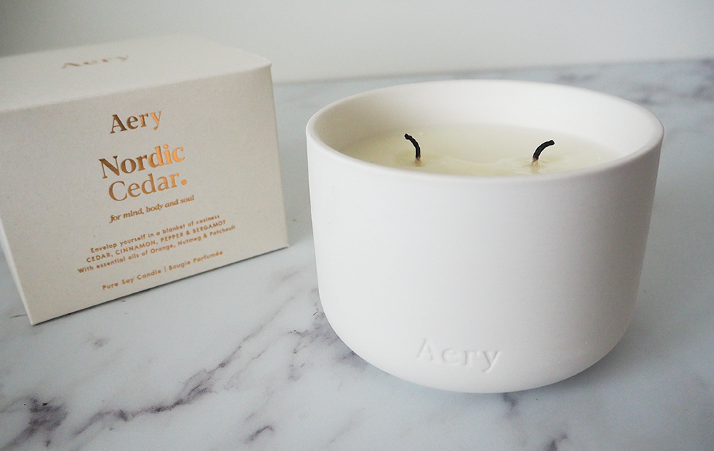 Aery Living Nordic Cedar Triple Wick Candle image