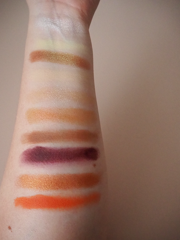 By Beauty Bay Desert Haze Palette swatches