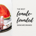 Female-founded skincare brands graphic